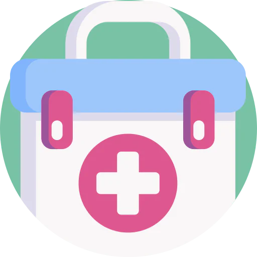 First aid kit ícono