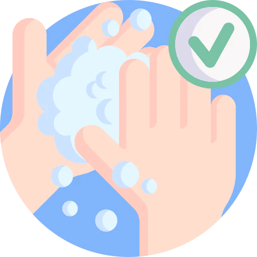 Washing hands icône