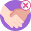 No handshake Symbol 64x64