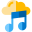 Music cloud icon 64x64