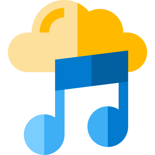 Music cloud ícone