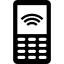 Cellphone with Wifi Signal Symbol 64x64