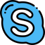 Skype biểu tượng 64x64