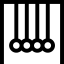 Newton cradle icon 64x64