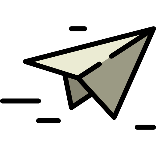 Paper plane icône