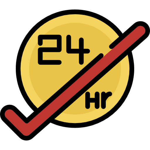 24 hours icon
