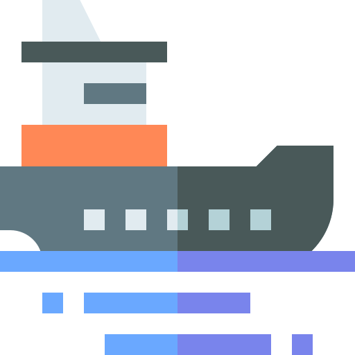 Cargo ship icon