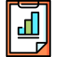 Bar graph icon 64x64