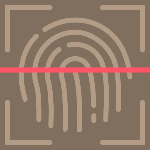 Fingerprint scan ícono