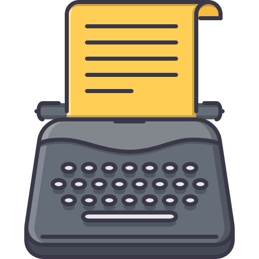Typewriter icon