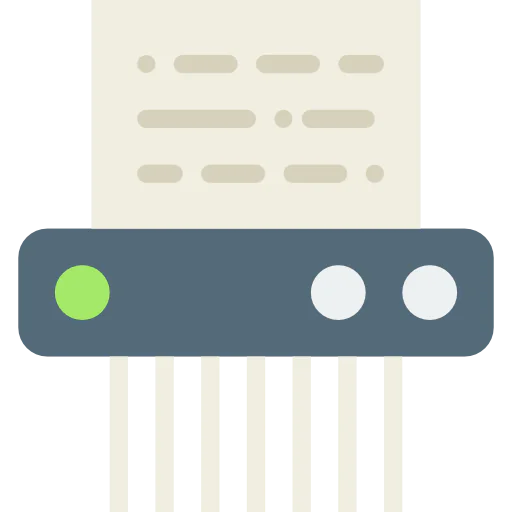 Paper shredder icon