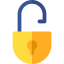 Open lock icon 64x64