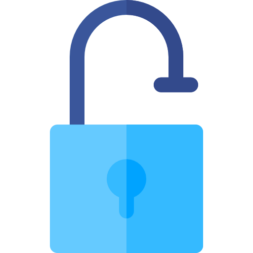 Open lock icon