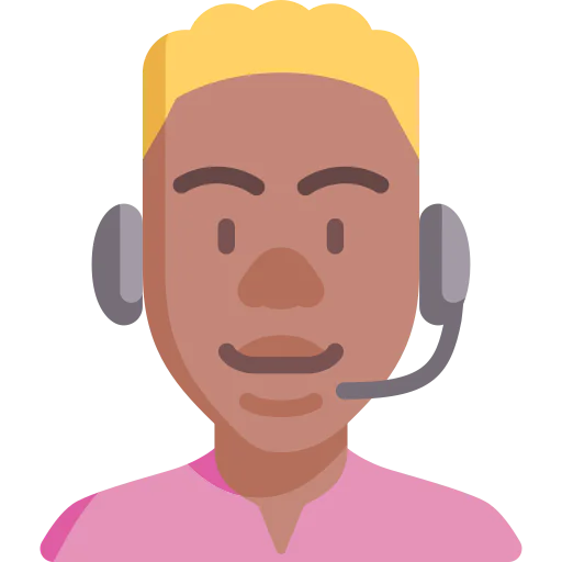 Call center agent icon