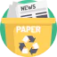 Paper bin icon 64x64