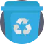 Trash bin icon 64x64