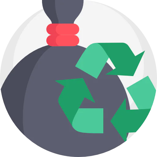 Recycling bag icon