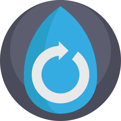 Cycle of water icon