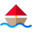 Парусная лодка иконка 64x64