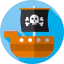 Pirate ship ícono 64x64