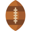 Мяч для регби иконка 64x64