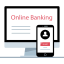 Online banking icône 64x64