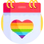World pride day icon 64x64