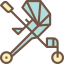 Baby stroller icon 64x64