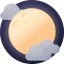 Full moon icon 64x64