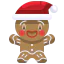 Gingerbread man icon 64x64