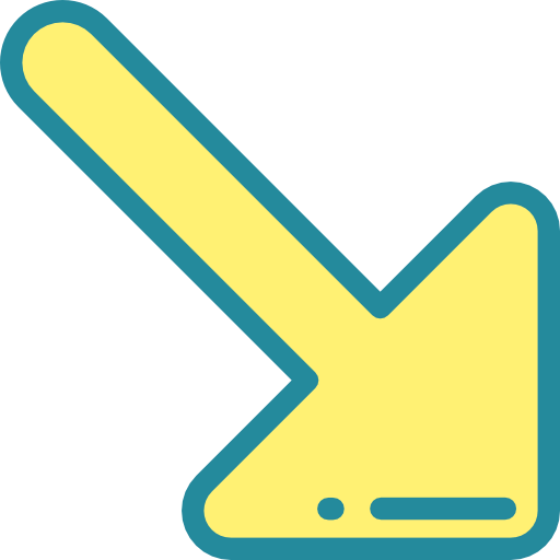 Diagonal arrow アイコン