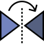 Mirror horizontally Symbol 64x64