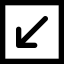 Diagonal arrow 图标 64x64