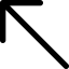 Diagonal arrow ícone 64x64