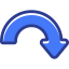 Curve arrow іконка 64x64