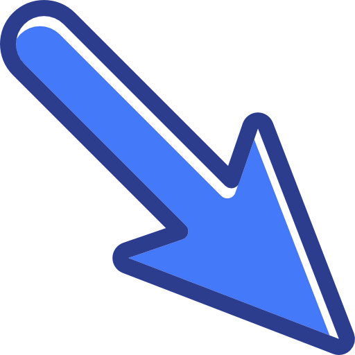 Diagonal arrow icon