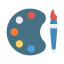 Color palette biểu tượng 64x64