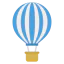 Air hot balloon icon 64x64