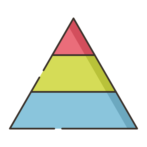 Pyramid chart іконка