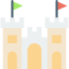 Sand castle icon 64x64