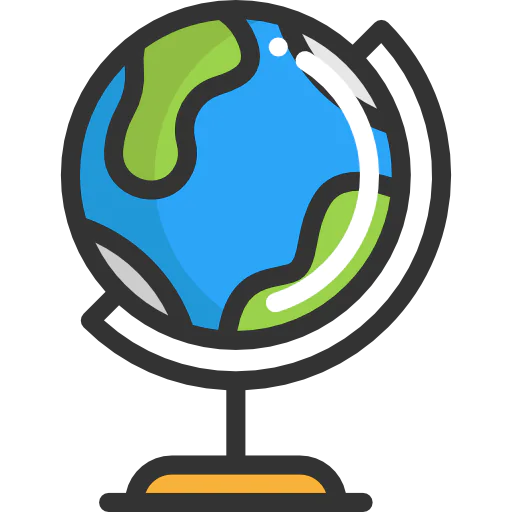 Earth globe Ikona