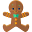 Пряничный человечек иконка 64x64