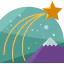 Падающая звезда иконка 64x64