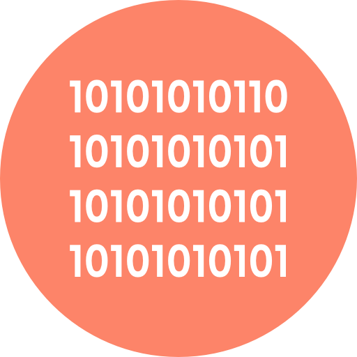 Binary code Ikona
