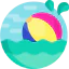 Beach ball biểu tượng 64x64