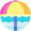 Sun umbrella icône 64x64