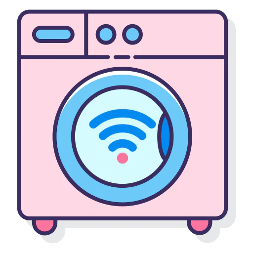 Smart washing machine icône