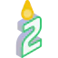 Свеча на день рождения иконка 64x64