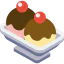 Мороженое с фруктами иконка 64x64