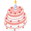 Birthday cake ícono 64x64